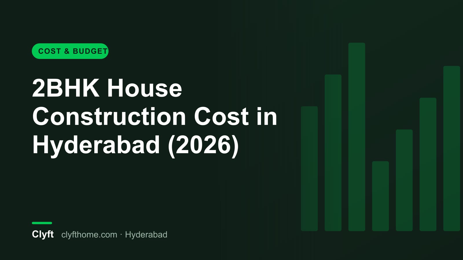 2BHK house construction cost breakdown