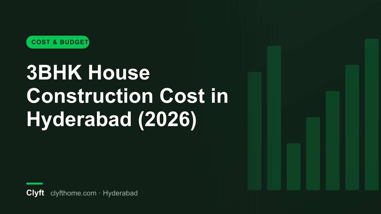 3BHK independent house construction cost