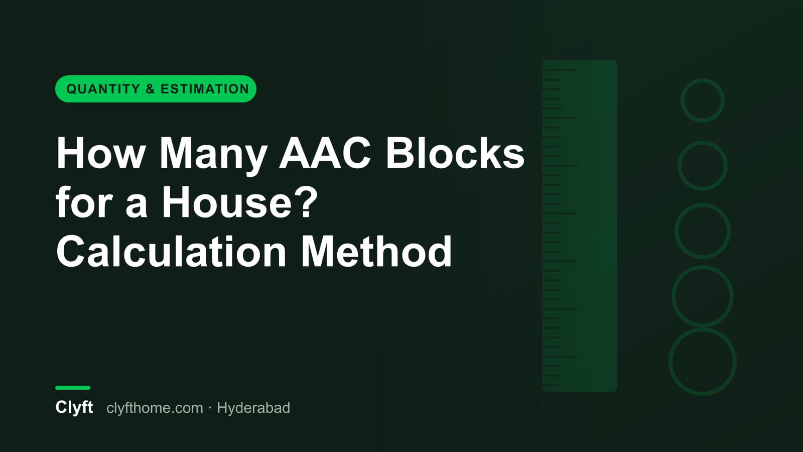 Calculating AAC blocks needed for a house