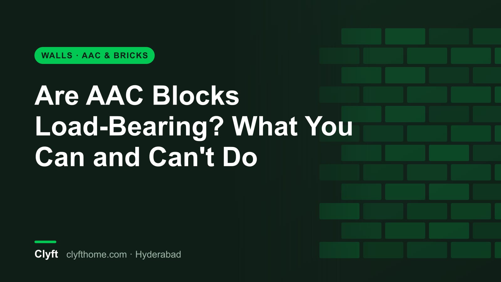 AAC block walls as infill in an RCC frame