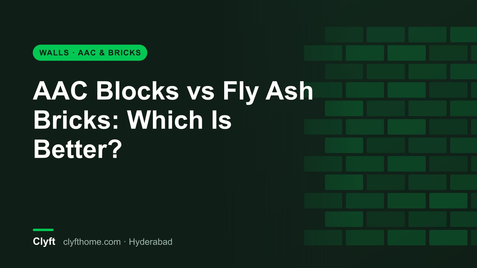 AAC blocks compared with fly ash bricks