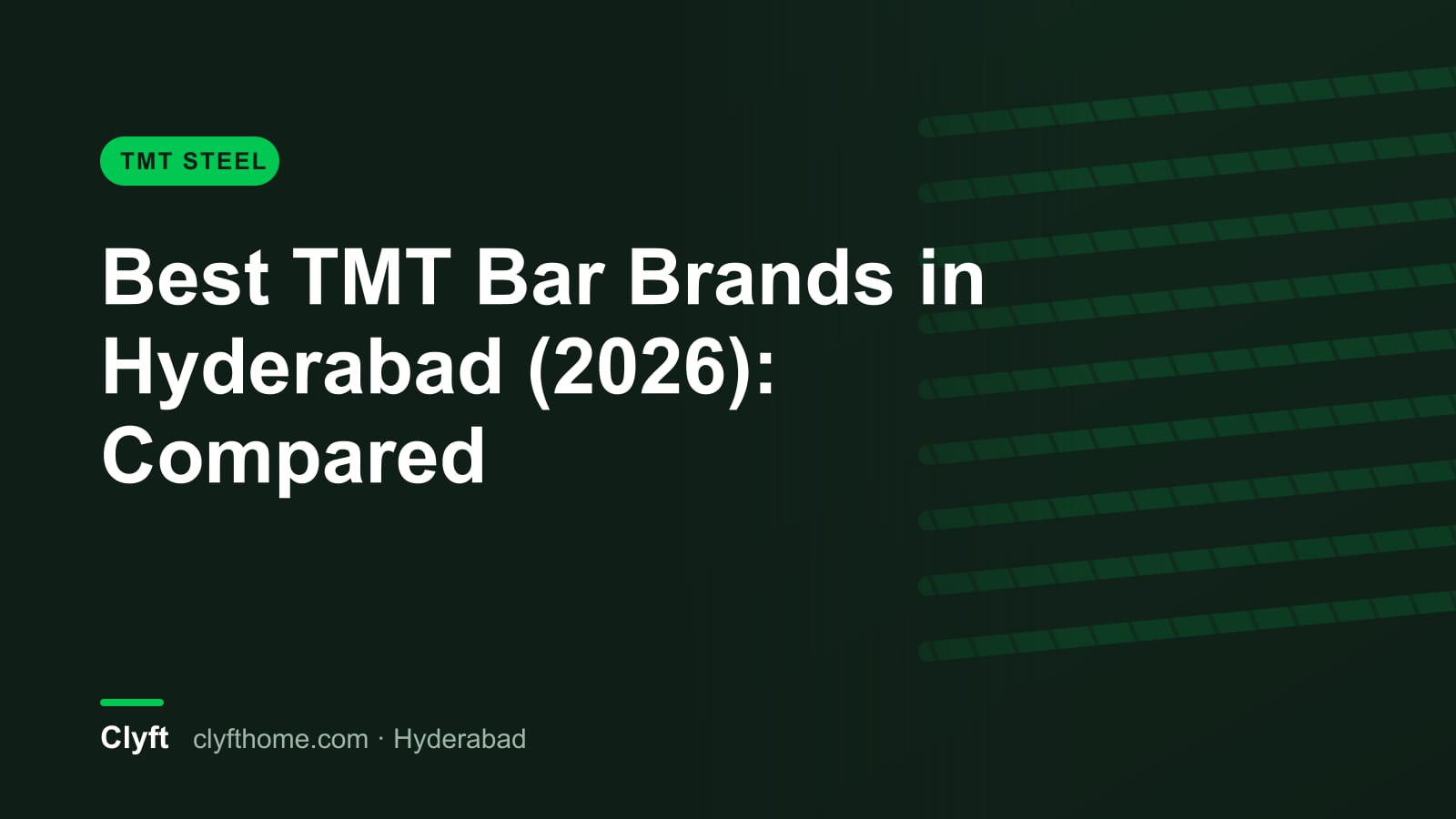 Best TMT bar brands in Hyderabad compared