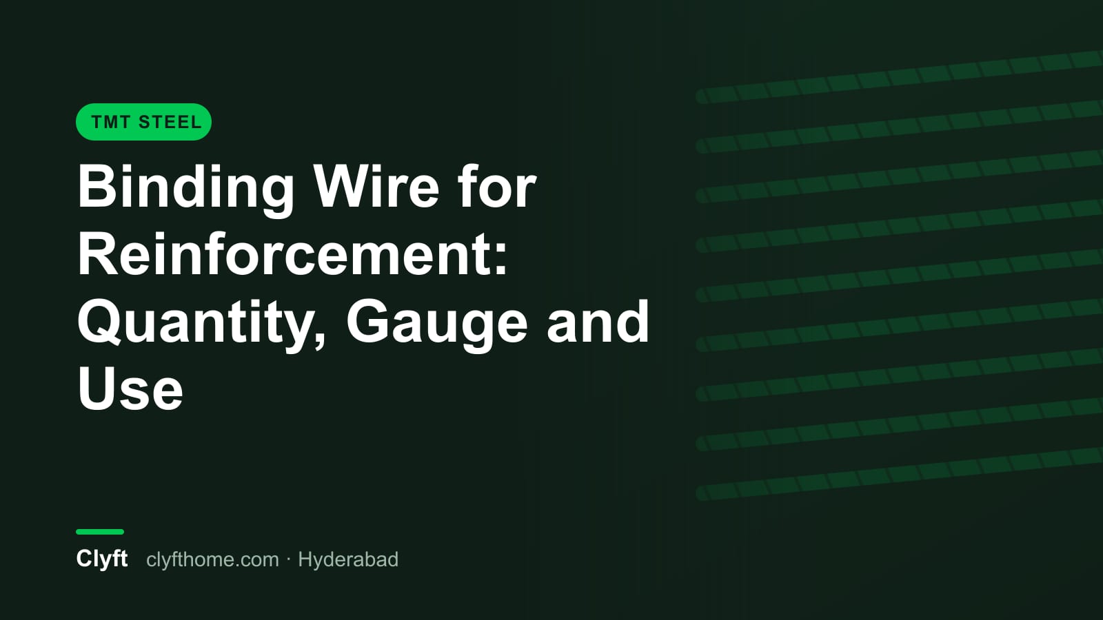 Binding wire tying reinforcement bars