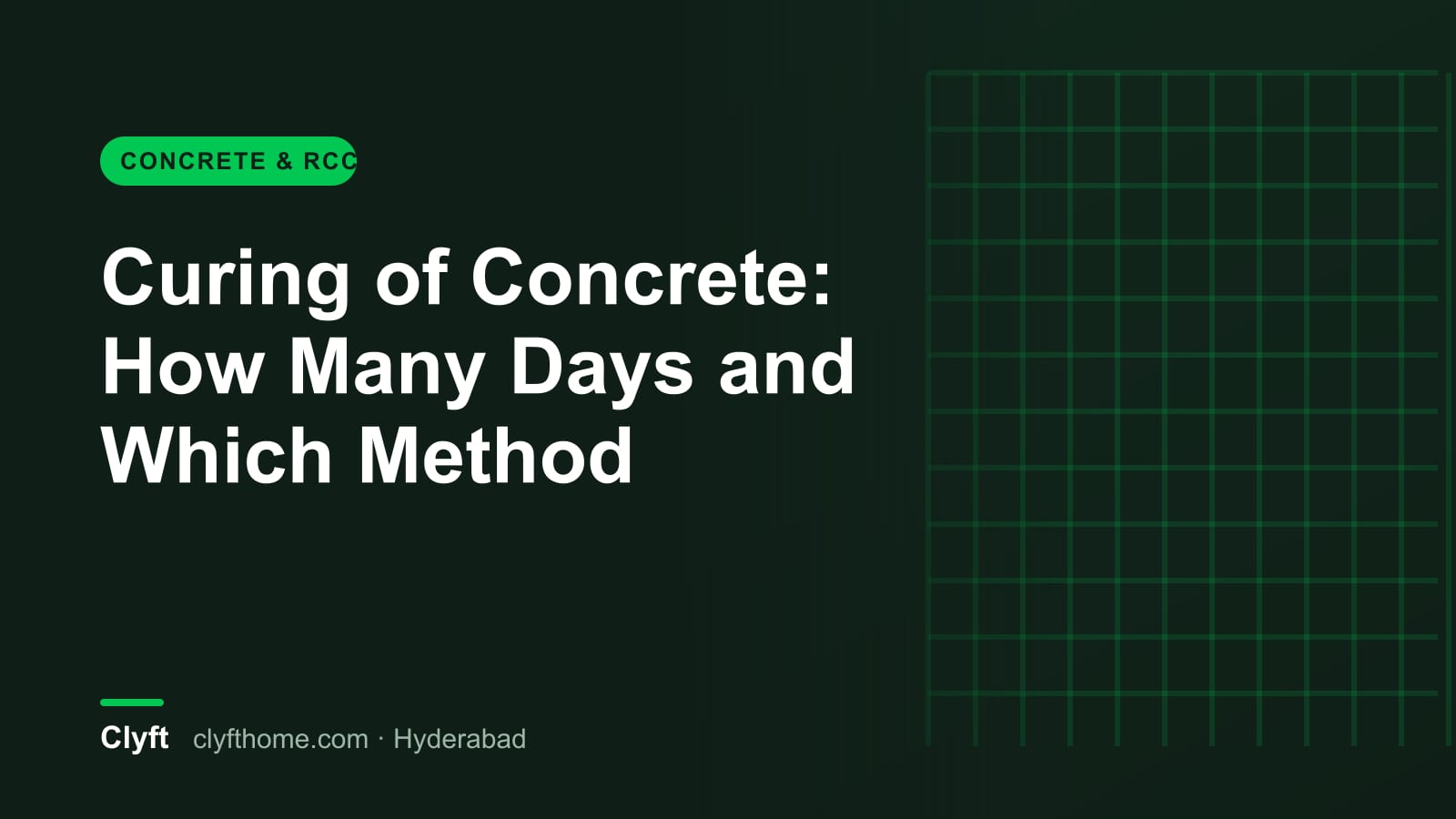 Curing a concrete slab by ponding water
