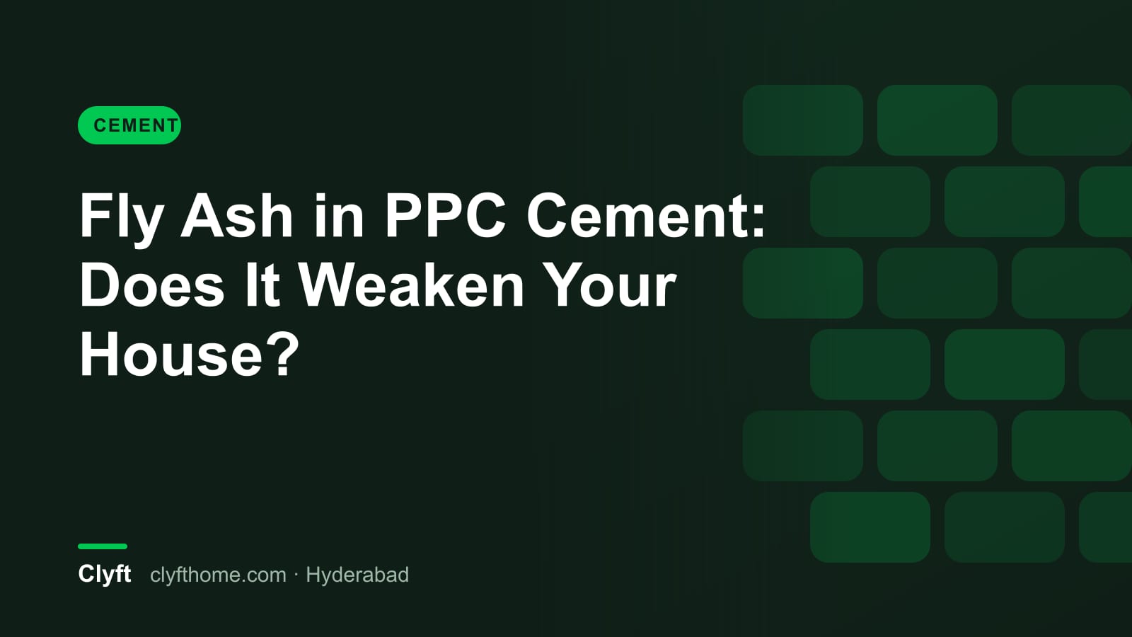 Fly ash in PPC cement explained