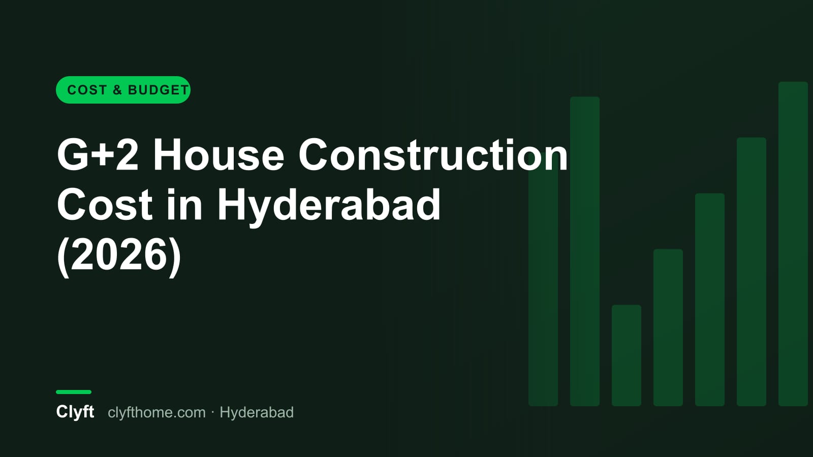 G+2 house construction cost Hyderabad