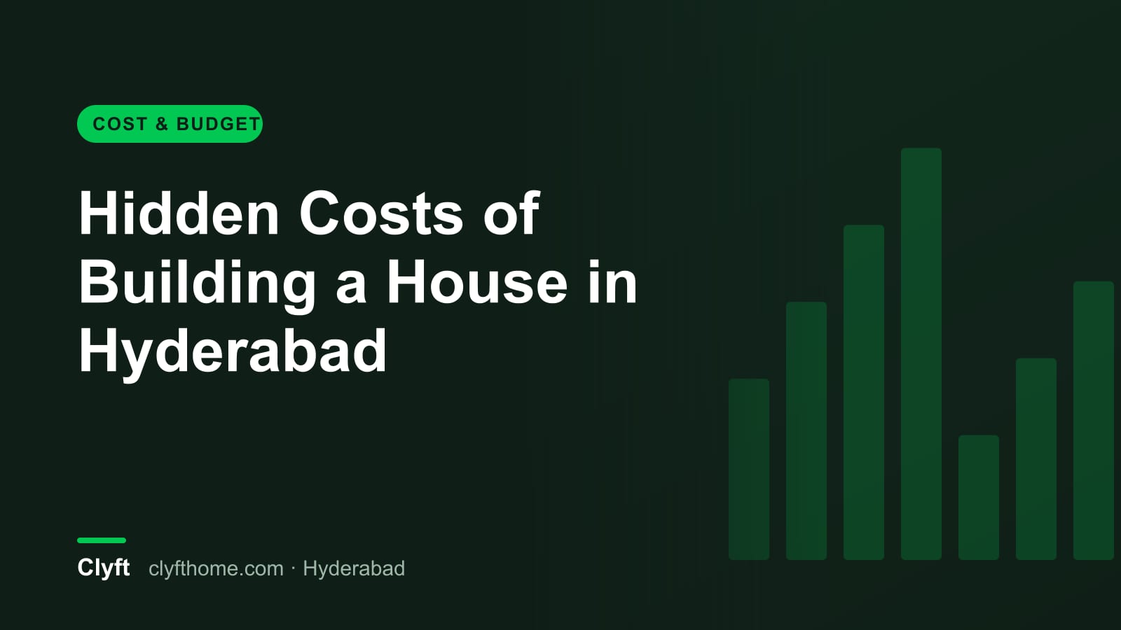 Hidden costs in house construction budget