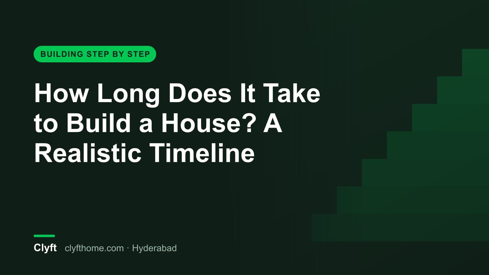 House construction timeline stage by stage