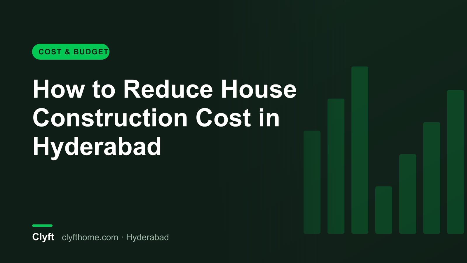 Ways to reduce house construction cost