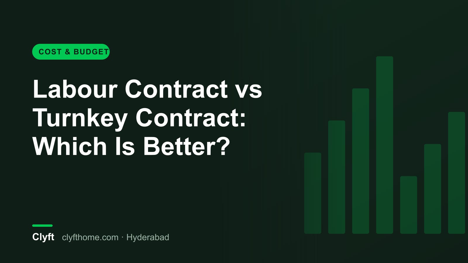 Labour contract versus turnkey construction contract