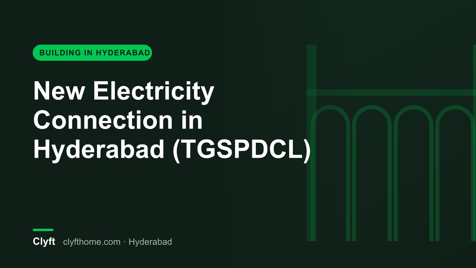 New TGSPDCL electricity connection for a house