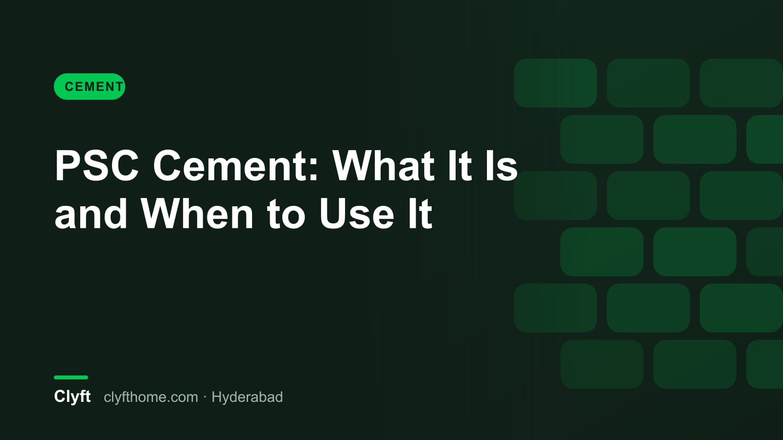 Portland slag cement uses in construction