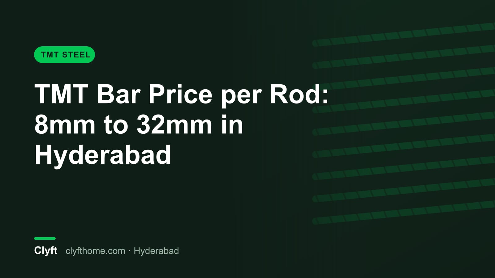 TMT bar price per rod by diameter