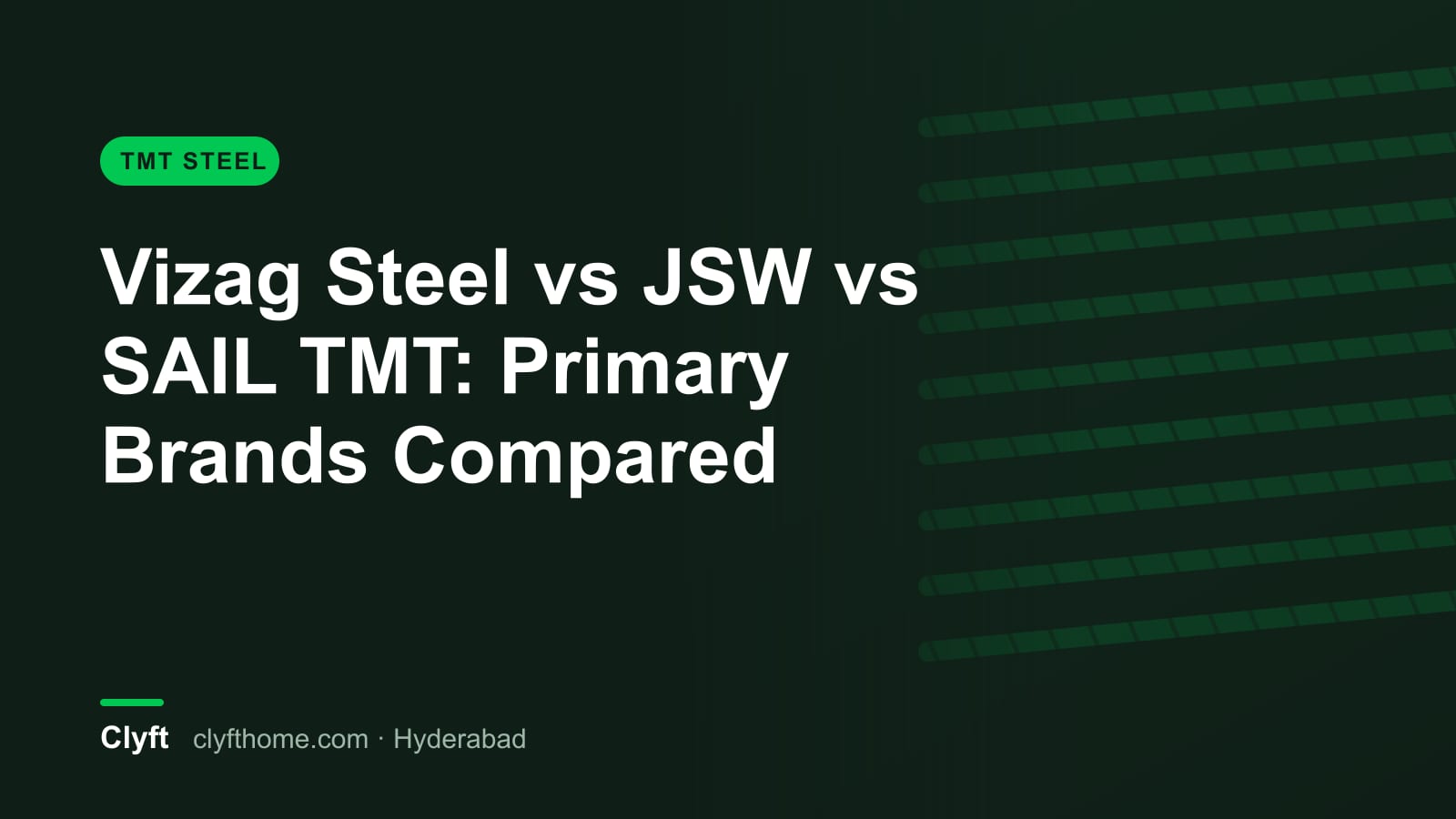 Vizag Steel, JSW and SAIL TMT bars compared