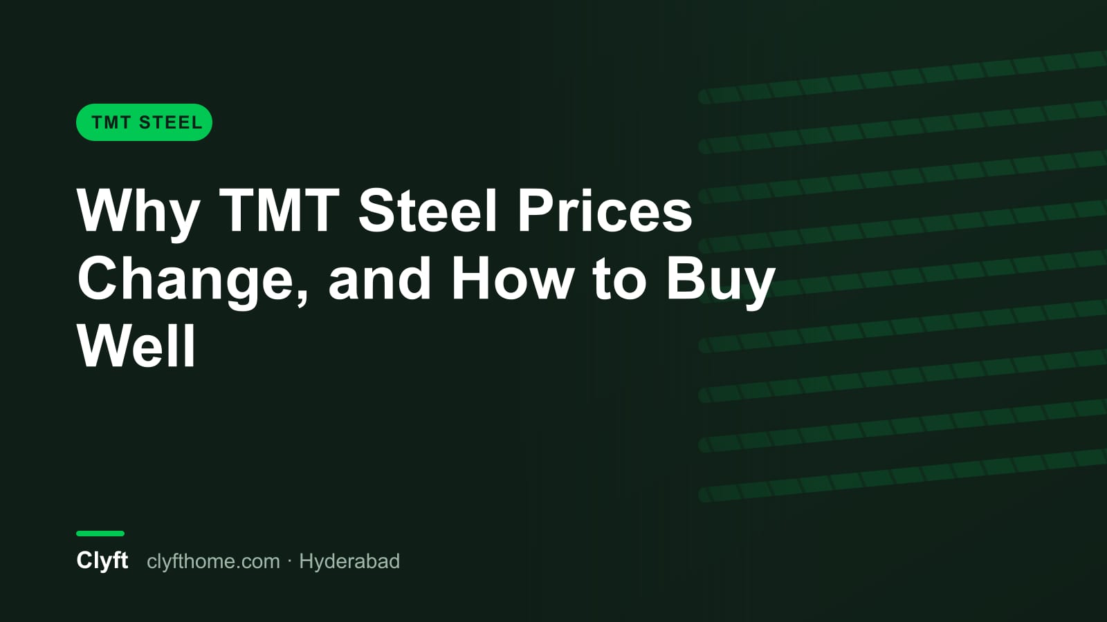 Factors that change TMT steel prices