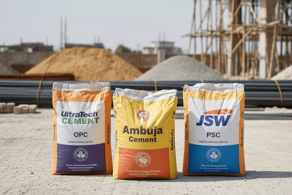 OPC vs PPC vs PSC Cement in India - The Only Guide You Need (33, 43, 53 Grades Explained Too!) - Clyft
