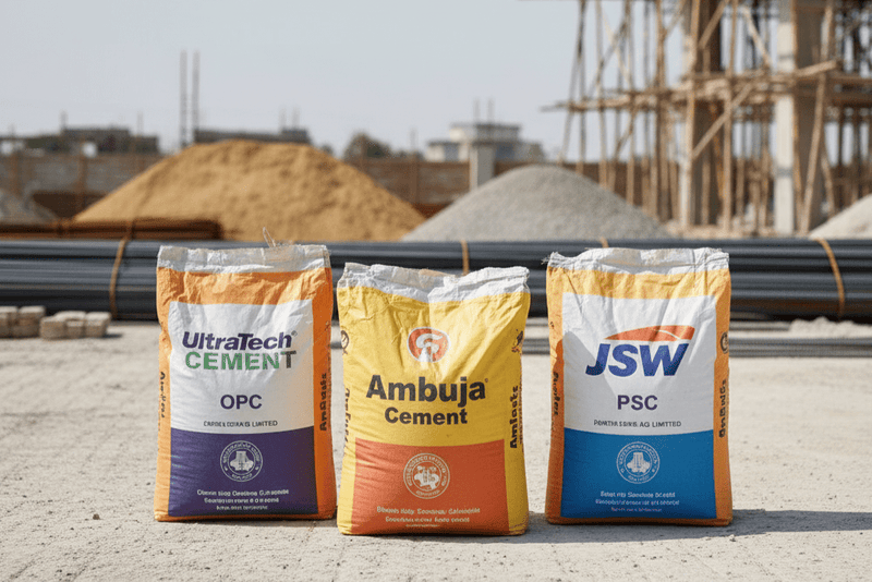 OPC vs PPC vs PSC Cement in India - The Only Guide You Need (33, 43, 53 Grades Explained Too!) - Clyft