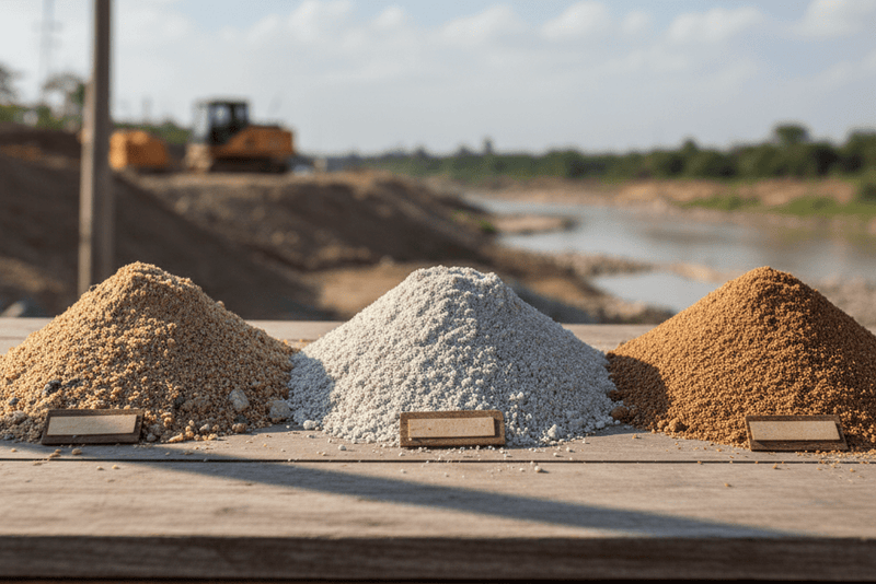 River Sand vs Robo Sand vs M-Sand in India - Which is Best for Construction - Clyft